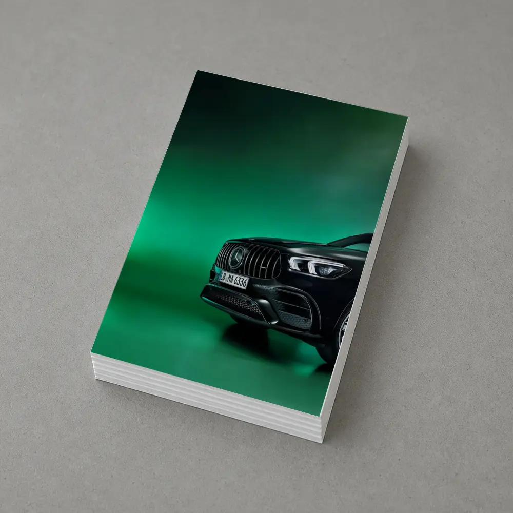 Mercedes AMG GLE Black Green Studio – Postcards